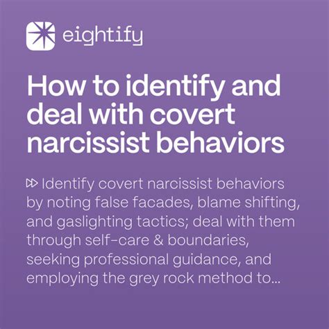 how to recognize a covert narcissist.